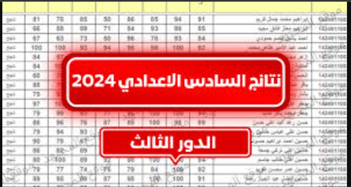 HERE "نتيجة 6 الإعدادي" رابط استعلام نتائج السادس الإعدادي الدور الثالث 2024 بالعراق بجميع المحافظات 2 HERE “نتيجة 6 الإعدادي” رابط استعلام نتائج السادس الإعدادي الدور الثالث 2024 بالعراق بجميع المحافظات
