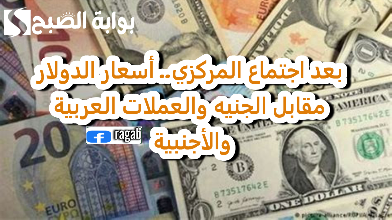 بعد اجتماع المركزي.. أسعار الدولار مقابل الجنيه والعملات العربية والأجنبية