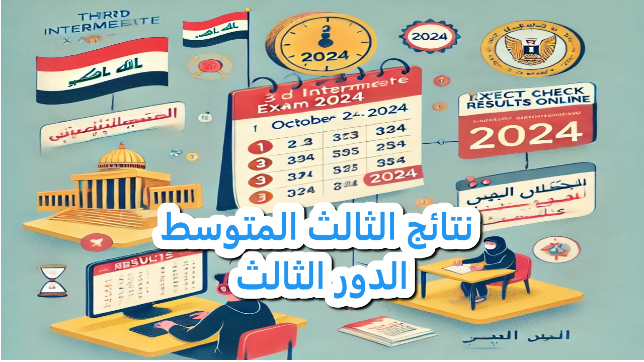 رابط results.mlazemna.com نتائج الثالث المتوسط الدور الثالث في عموم العراق