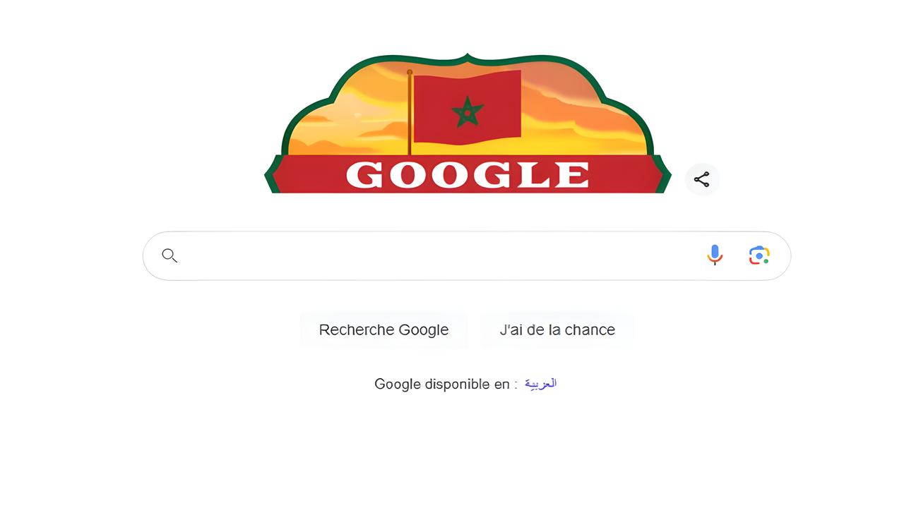 google.. احتفال بالذكرى 69 لاستقلال المغرب وتكريمها للهوية الوطنية