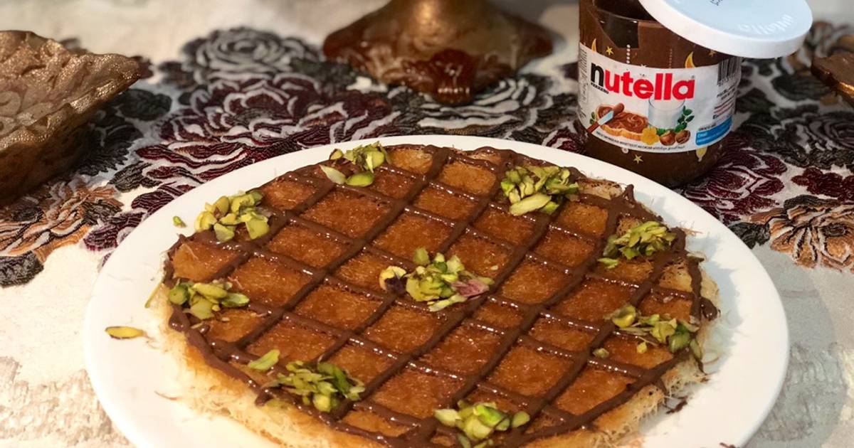 بأسهل طريقة.. خطوات عمل الكنافة بالنوتيلا في المنزل خطوة بخطوة والطعم خرااافي
