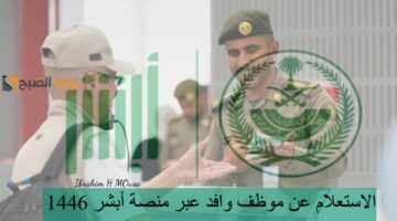 إلكترونيا الاستعلام عن م