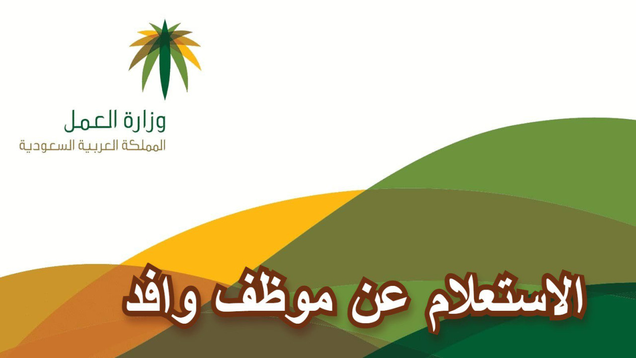 كيف استعلم عن عامل وافد عن طريق وزارة العمل السعودية؟