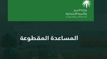 المساعدة المقطوعة