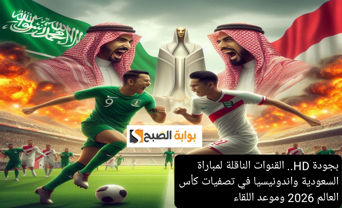 بجودة HD.. القنوات الناقلة لمباراة السعودية واندونيسيا في تصفيات كأس العالم 2026 وموعد اللقاء