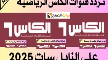 تردد قناة الكأس 1