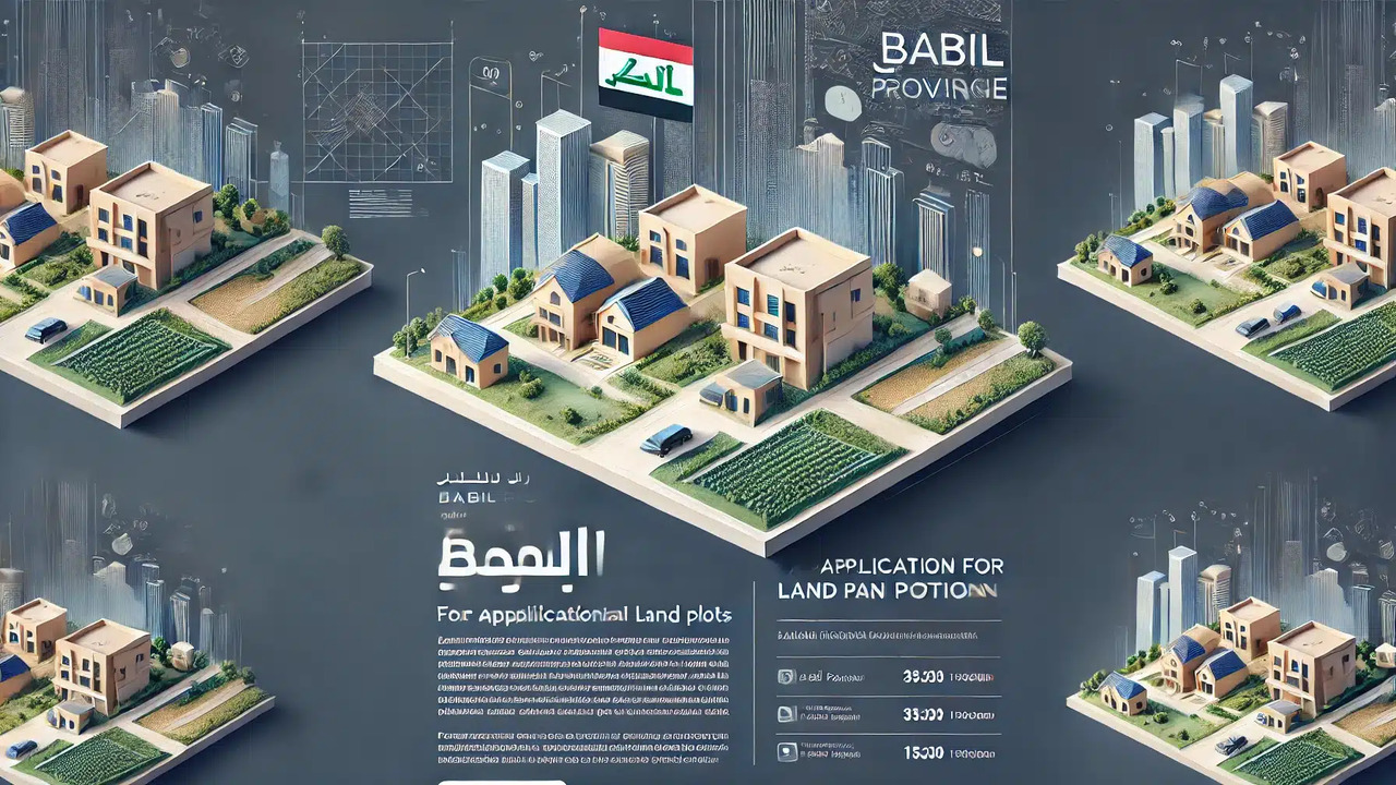 هنا رابط فعال وخطوات وشروط التقديم على قطع الاراضي بابل العراق 2024