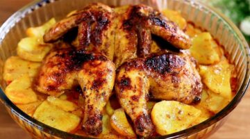 صينية بطاطس بالفراخ