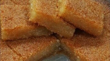 طريقة عمل بسبوسة الطاسة