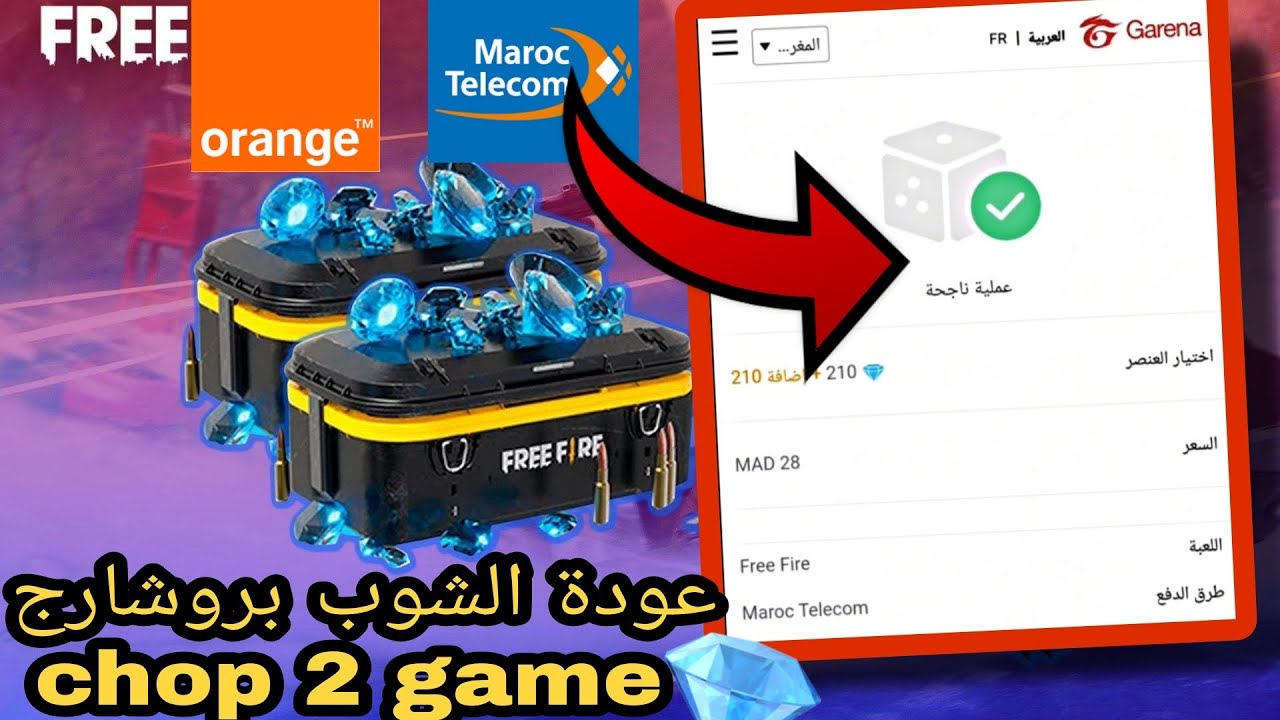“اشحن جواهر واشتري الملابس الخرافية” .. خطوات شحن جواهر لعب فري فاير 2025 من موقع شوب تو جيم
