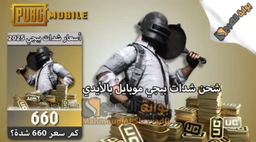 كم سعر 660 شدة في ببجي؟. شحن شدات PUBG UC 2024 بالأيدي ID بطريقة سهلة ومضمونة 100