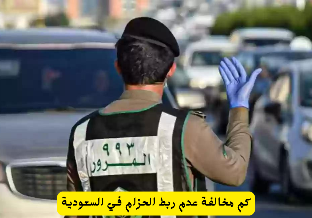 الإدارة العامة للمرور.. كم مخالفة عدم ربط الحزام للراكب 1446 وهذه طريقة السداد