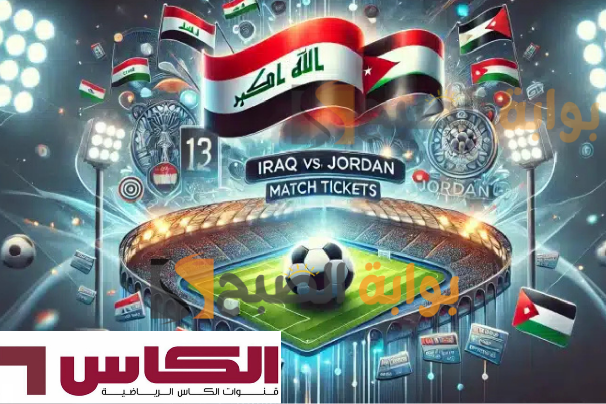 تردد قناة الكأس 6 الناقلة لعبة العراق والأردن تصفيات آسيا 2026 .. الموعد والتشكيل والمعلق