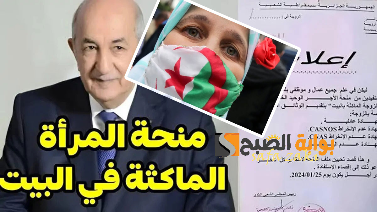 800 دينار شهرياً .. رابط التسجيل في منحة المرأة الماكثة في المنزل 2024 الوكالة الوطنية للتشغيل والشروط المطلوبة اغتنمى الفرصة