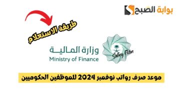 موعد صرف رواتب نوفمبر 2024