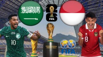 موعد مباراة السعودية وإندونيسيا في تصفيات كأس العالم 2026