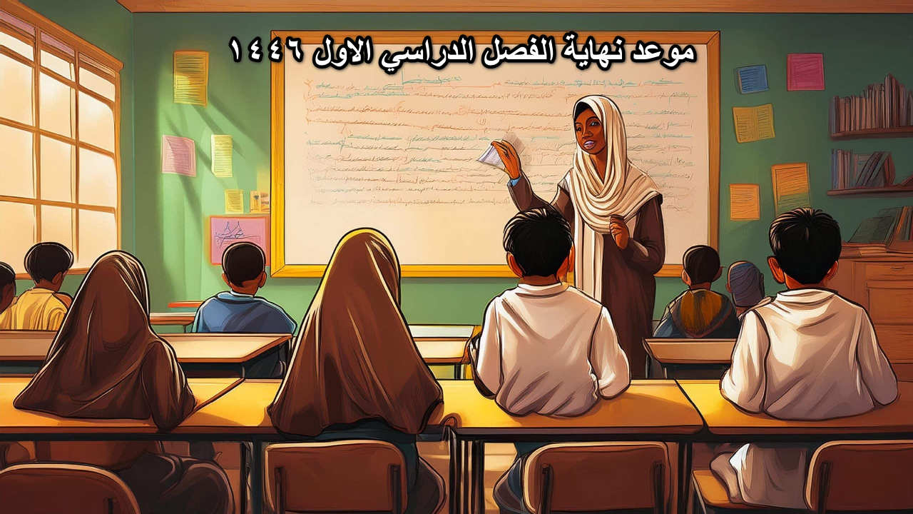 “اقتربت الإجازة”  التعليم توضح … موعد نهاية الفصل الدراسي الاول 1446