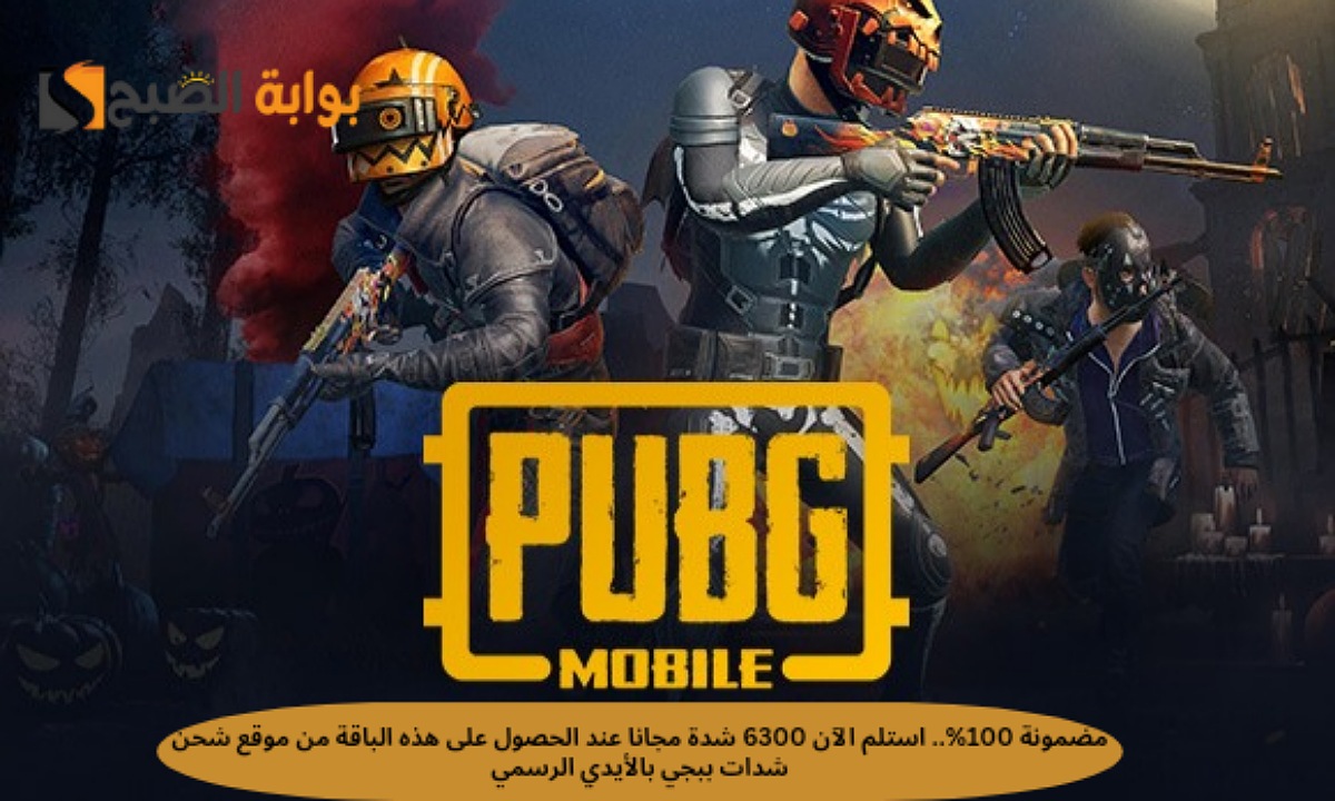 مضمونة 100%.. استلم الآن 6300 شدة مجانا عند الحصول على هذه الباقة من موقع شحن شدات ببجي بالايدي الرسمي