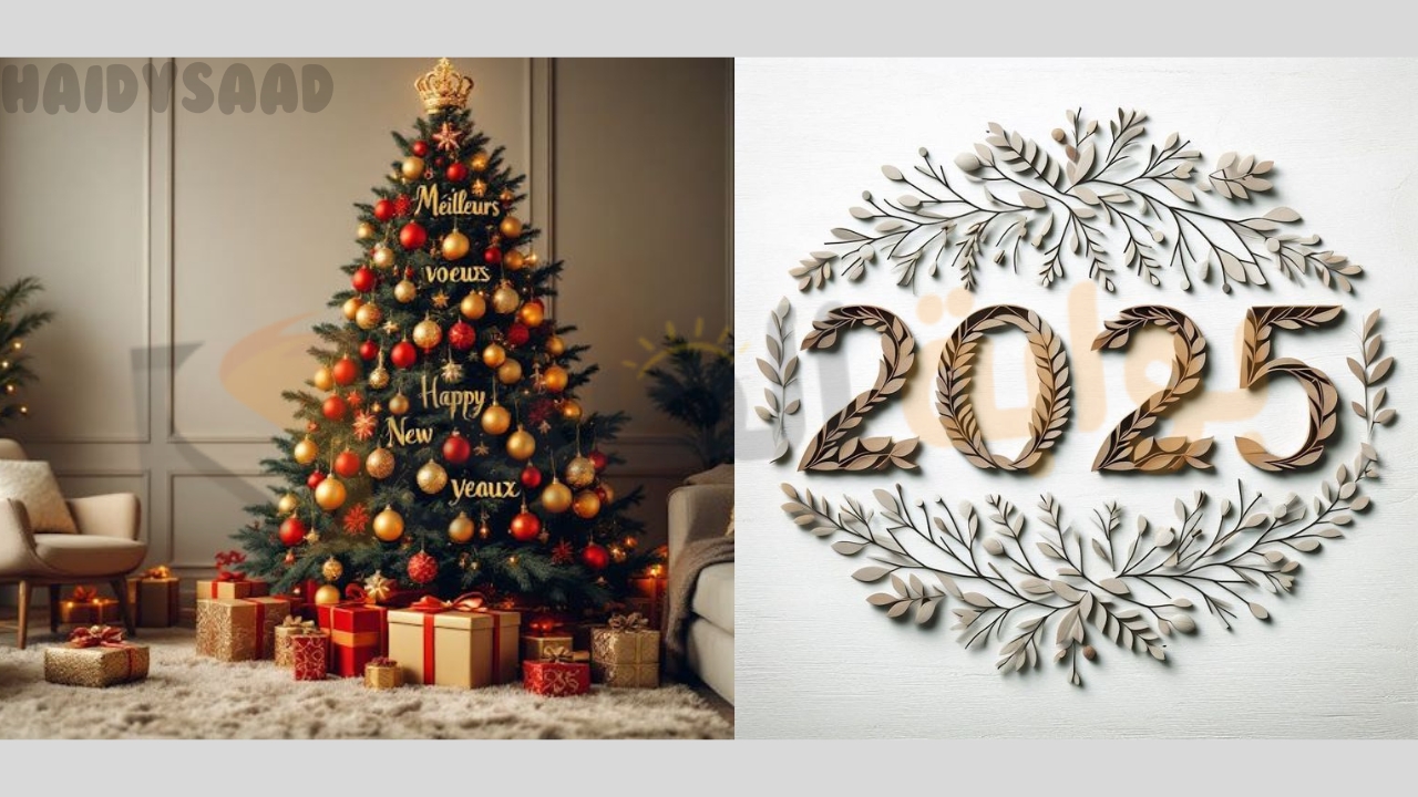 أجدد رسائل تهنئة رأس السنة الميلادية 2025 أرسلها لأحبابك مجانا مع تصميم بطاقة تهنئة العام الجديد 2025