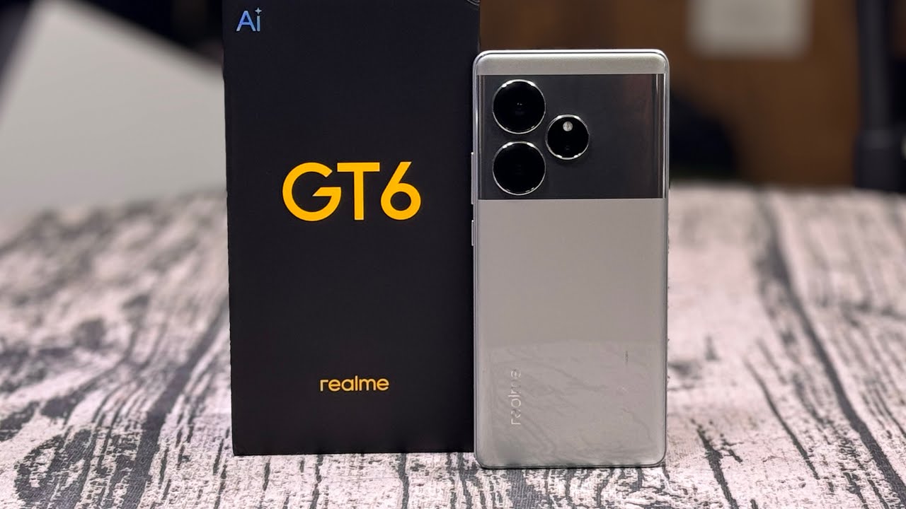 التصميم الفاخر شبيه الآيفون في هاتف Realme GT 6 المنافس العملاق والمدعم بمزايا الذكاء الاصطناعي بأداء ملوش وصف