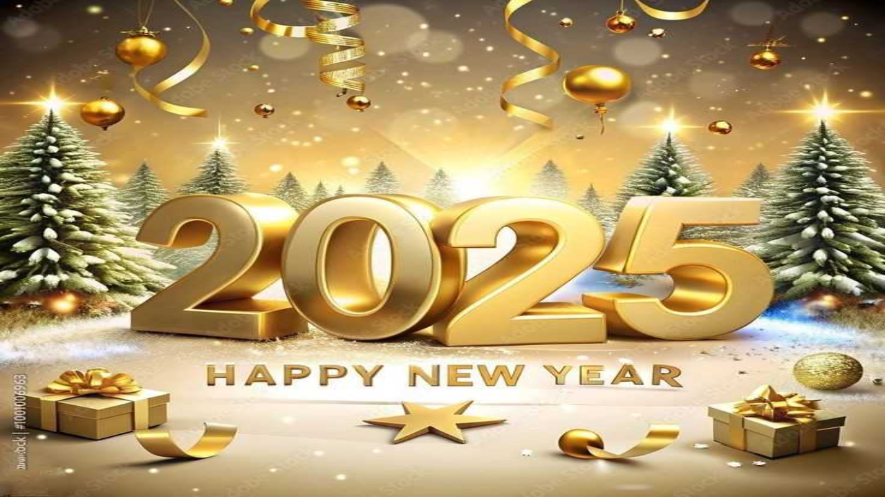 تصميم كروت تهنئة رأس السنة 2025 .. صمم أقوى صور جديدة للتهنئة بالعام الجديد لكل الاصدقاء