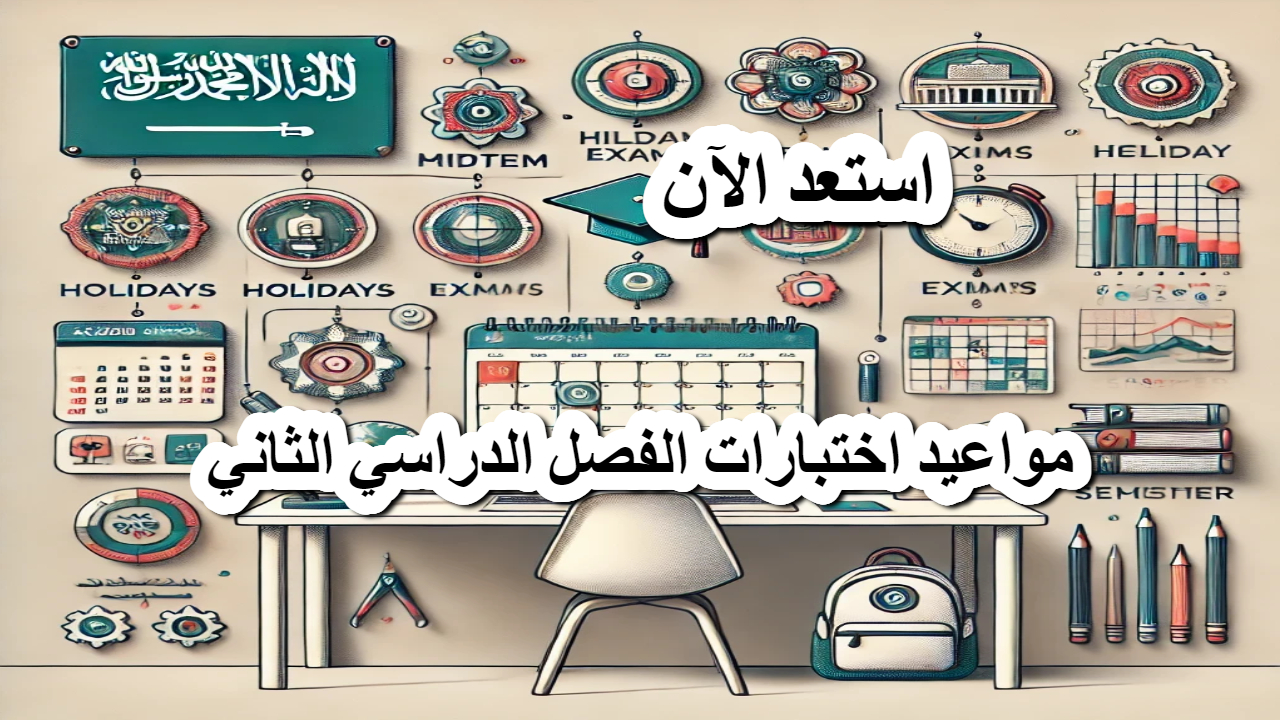 مواعيد اختبارات الفصل الدراسي الثاني في السعودية .. استعدادات هامة وراحة خلال الإجازات