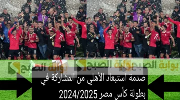 استبعاد الأهلي من بطولة كأس مصر