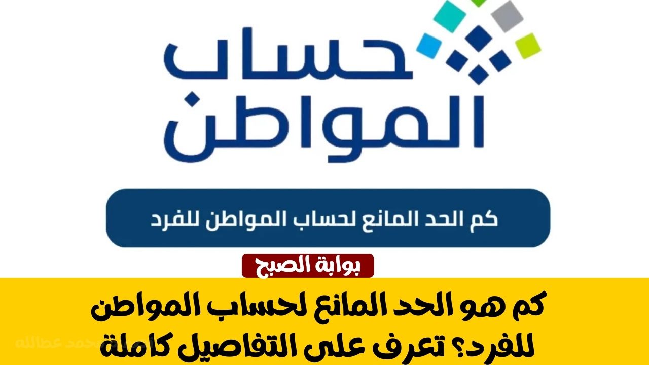كم هو الحد المانع لحساب المواطن للفرد؟ تعرف على التفاصيل كاملة 2 كم هو الحد المانع لحساب المواطن للفرد؟ تعرف على التفاصيل كاملة