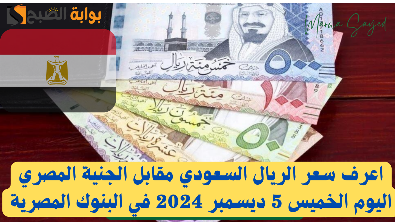 “لزوار بيت الله الحرام” .. اعرف سعر الريال السعودي مقابل الجنية المصري اليوم الخميس 5 ديسمبر 2024 في البنوك المصرية
