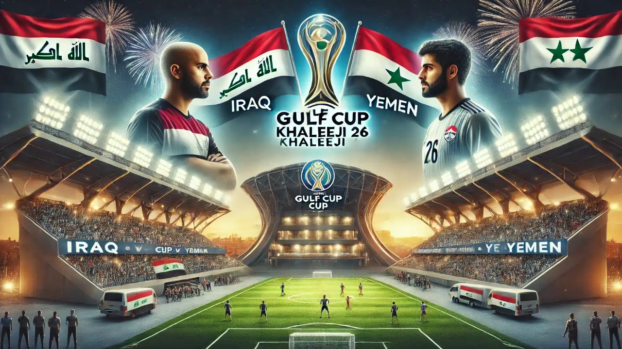 لعبة العراق.. القنوات الناقلة لمباراة العراق واليمن في كأس الخليج العربي 26 والمعلقين 5 لعبة العراق.. القنوات الناقلة لمباراة العراق واليمن في كأس الخليج العربي 26 والمعلقين