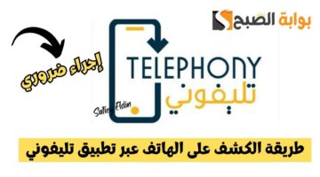 الكشف على الهاتف عبر تطبيق تليفوني