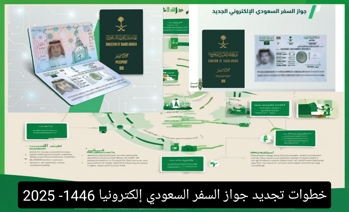 وزارة الداخلية السعودية تعلن خطوات تجديد جواز السفر السعودي 2025 عبر منصة أبشر absher.sa