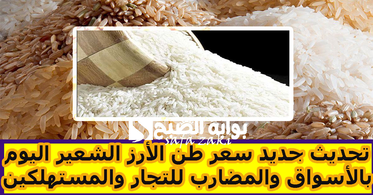 وصل كام “عريض ورفيع الحبة”.. تحديث جديد سعر طن الأرز الشعير اليوم الأحد 8-12-2024 بالأسواق والمضارب للتجار والمستهلكين