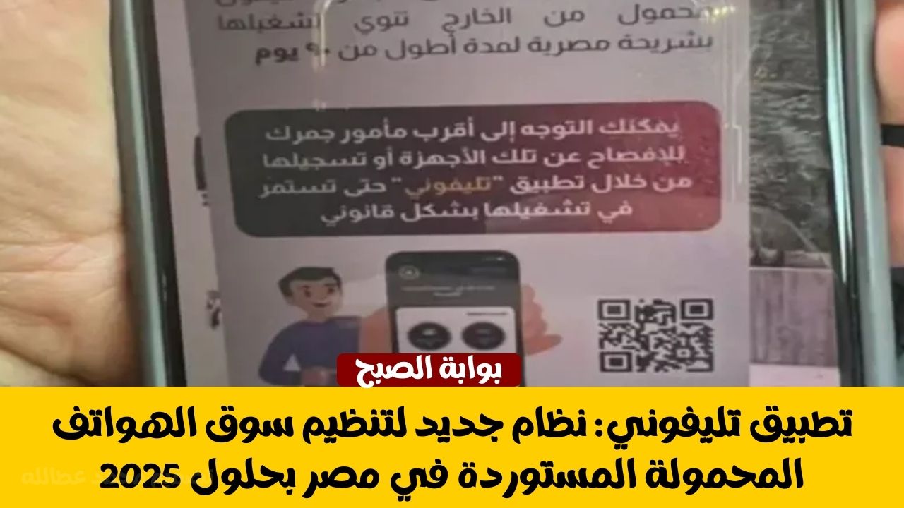 تطبيق تليفوني: نظام جديد لتنظيم سوق الهواتف المحمولة المستوردة في مصر بحلول 2025 5 تطبيق تليفوني: نظام جديد لتنظيم سوق الهواتف المحمولة المستوردة في مصر بحلول 2025