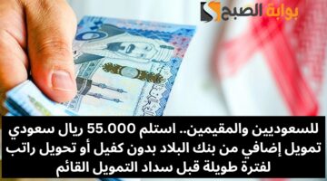 تمويل تكميلي 55000 ريال من بنك البلاد