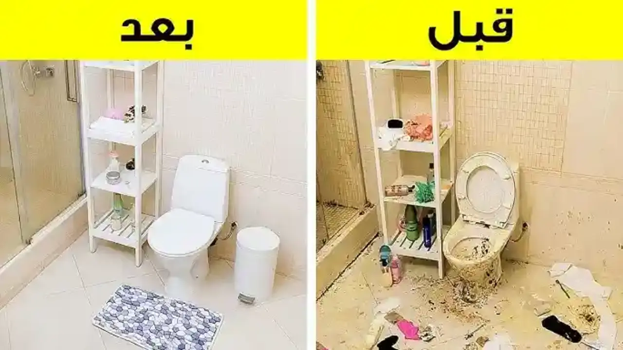 حمامك هيبرق كأنه جديد .. حيلة ذكية لـ تنظيف الحمام من الاصفرار وداعًا للبقع العنيدة والسواد المزعج 2 حمامك هيبرق كأنه جديد .. حيلة ذكية لـ تنظيف الحمام من الاصفرار وداعًا للبقع العنيدة والسواد المزعج