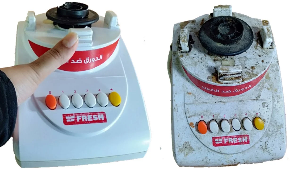 هيرجع احسن من الأول.. مكون سري لتنظيف الخلاط الكهربائي من الدهون والزيوت المتراكمة بطريقة هتزيل كل الاوساخ بسهولة