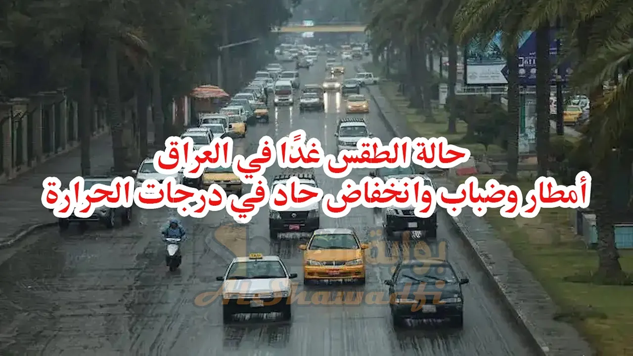 حالة الطقس غدًا في العراق.. أمطار وضباب وانخفاض حاد في درجات الحرارة!