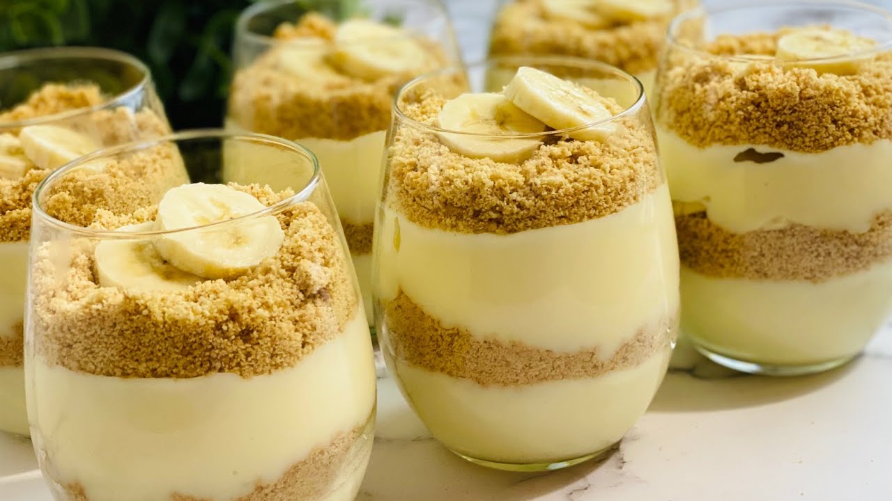 بدون بيض ولا مكونات دهنية .. في 10 دقائق فقط حضري تحلية لذيذة بكوبين من الحليب بدون فرن وبطريقة اقتصادية