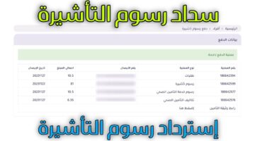 سداد رسوم خطوات دفع رسوم زيارة عائلية