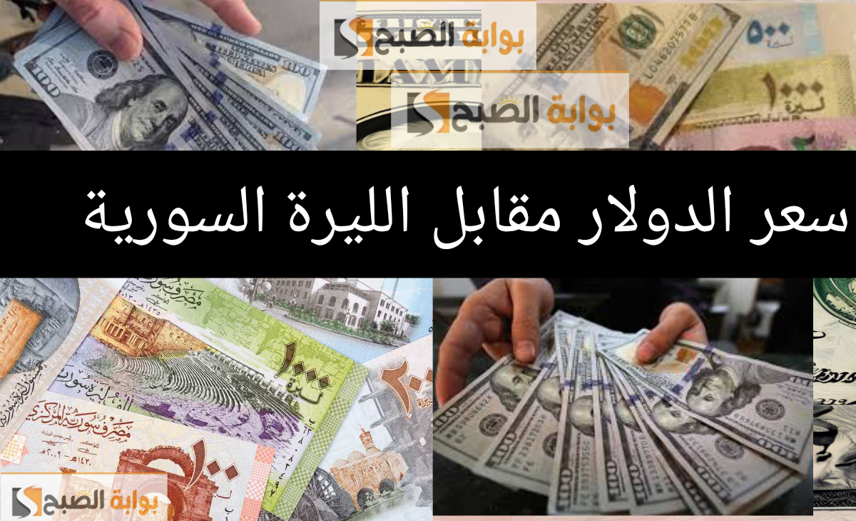 100 دولار كم ليرة سورية اليوم … سعر الدولار أمام الليرة السورية اليوم بعد قفزة 10.5%