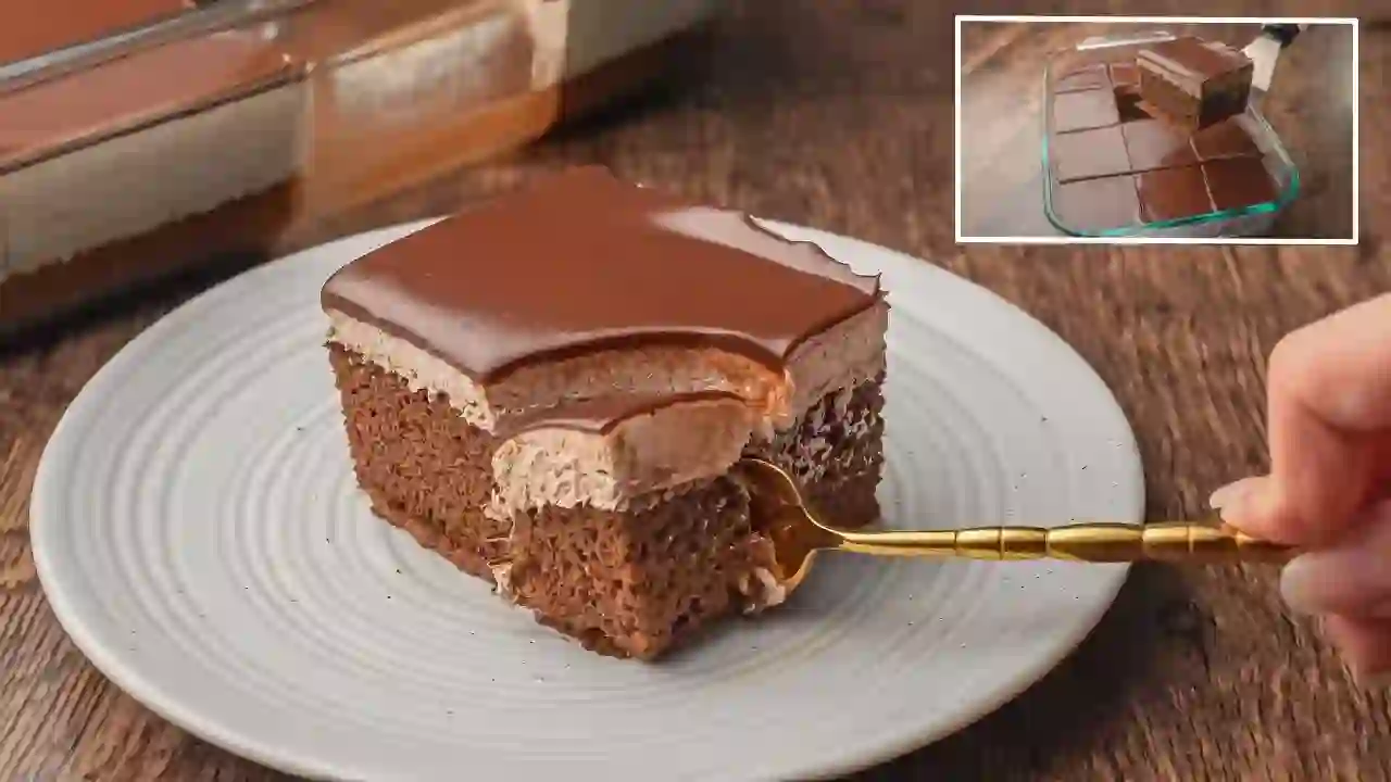 ألذ كيك شيكولاتة هشه .. جربي أسهل طريقة عمل كيكة شوكولاتة بدون دقيق ولا بيض ولا مجهود 2 ألذ كيك شيكولاتة هشه .. جربي أسهل طريقة عمل كيكة شوكولاتة بدون دقيق ولا بيض ولا مجهود