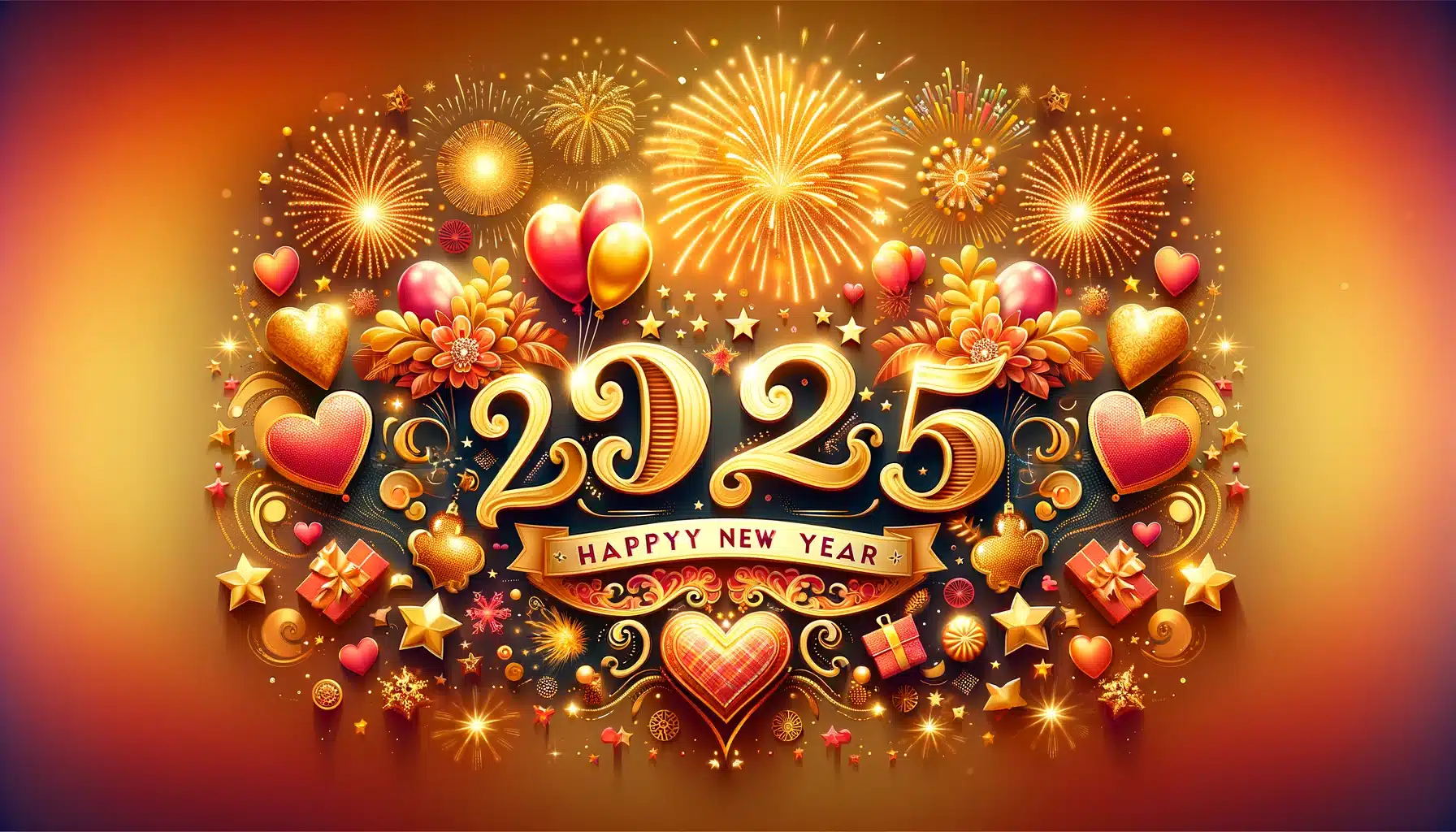 happy new year .. أجمل رسائل تهنئة للعام الجديد 2025 أرسلها للأهل والأصدقاء