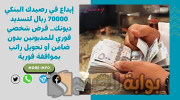 قرض شخصي فوري للمديونين بدون ضامن