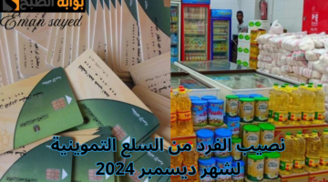 نصيب الفرد من السلع التموينية