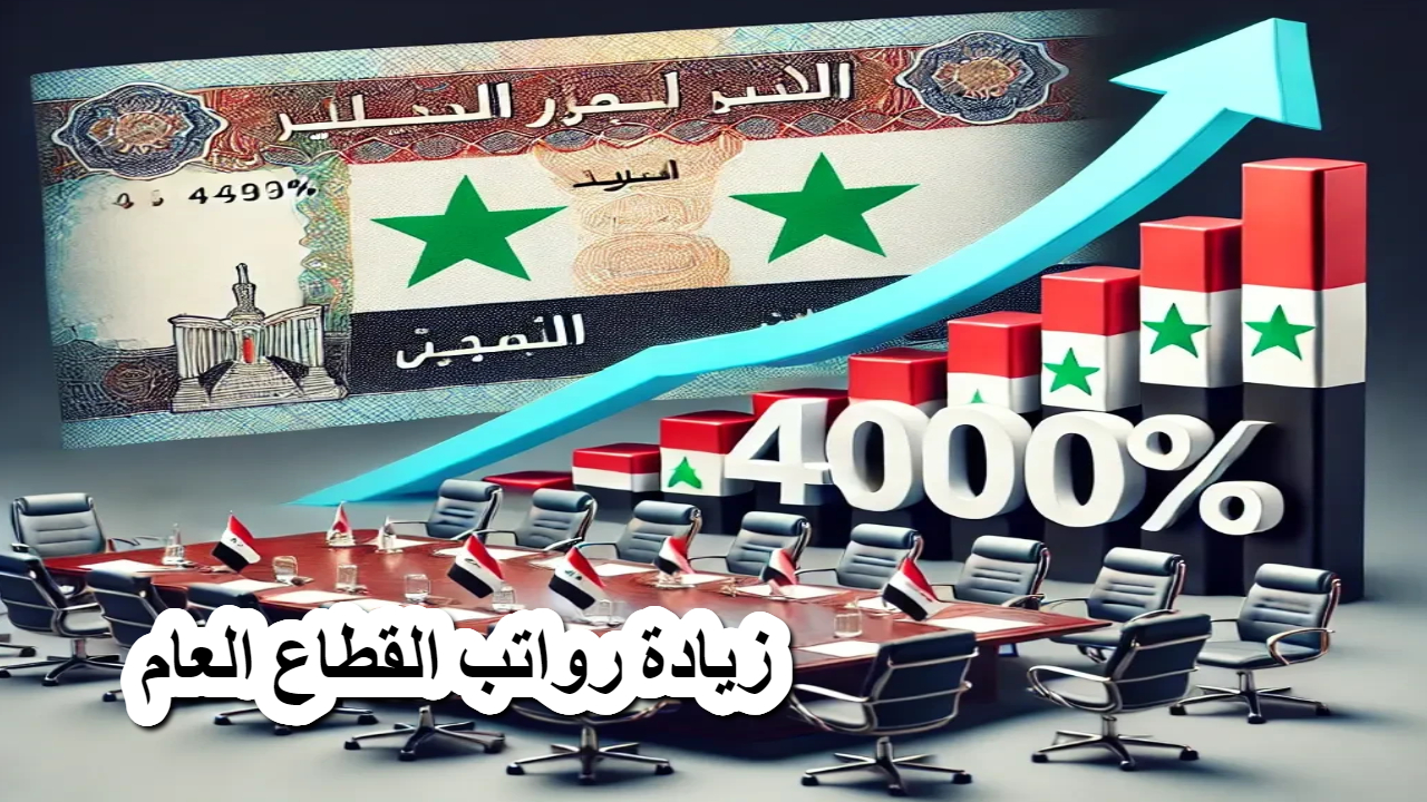 خبر سار .. الحكومة السورية المؤقتة تعلن زيادة رواتب القطاع العام بنسبة 400% وتفاصيل هامة