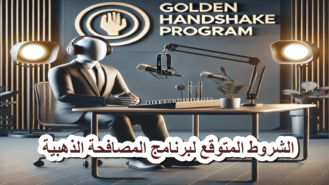 المصافحة الذهبية .. جهة مختصة تكشف الشروط المتوقع للبرنامج وأهم المزايا 5 المصافحة الذهبية .. جهة مختصة تكشف الشروط المتوقع للبرنامج وأهم المزايا