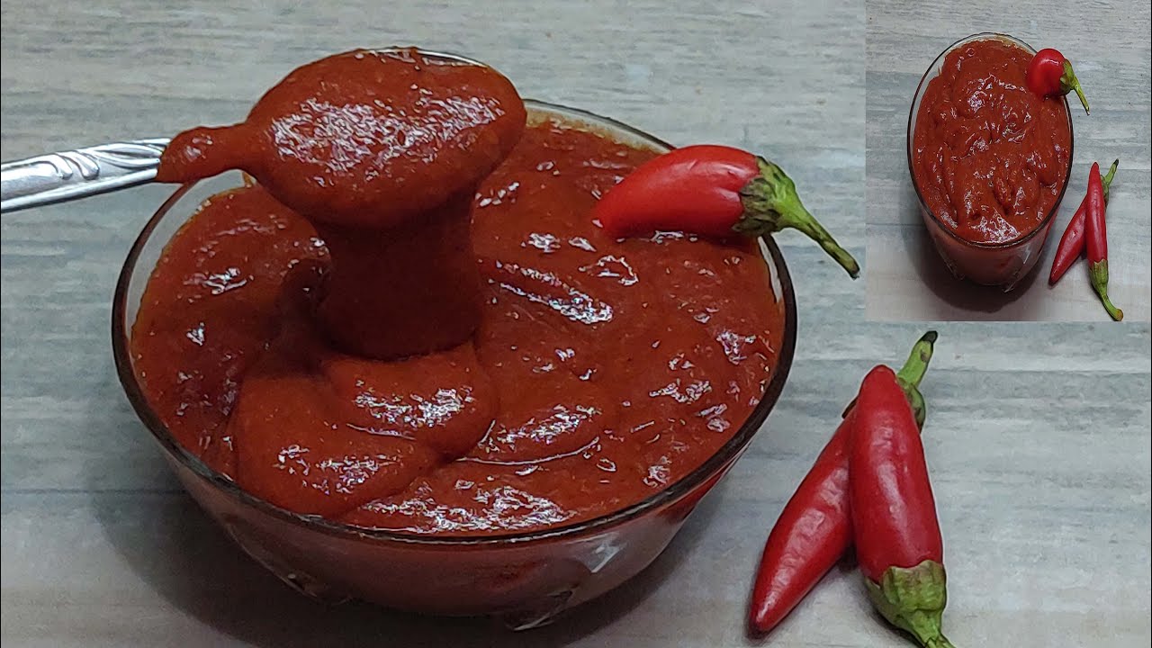 طريقة عمل الكاتشب الحار في المنزل مثل الجاهز بخطوات سهله وبسيطة