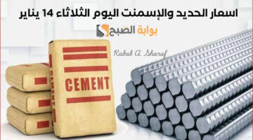 اسعار الحديد والإسمنت اليوم