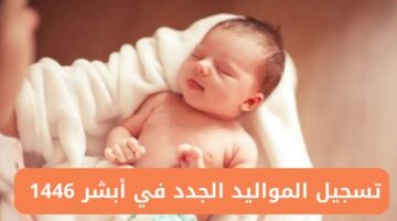 تسجيل المواليد الجدد في أبشر 2